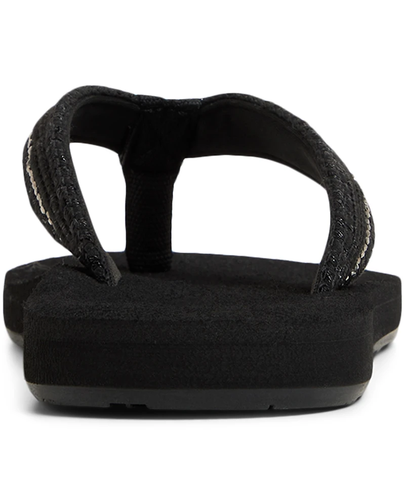 Roxy women's Porto Bling Round Toe Flat Sandals