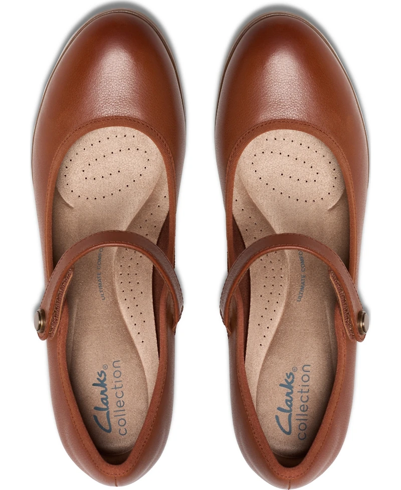 Clarks Women's Bayla Lily Riptape Dress Pumps