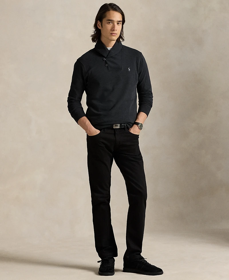 Polo Ralph Lauren Men's Luxury Jersey Shawl-Collar Pullover