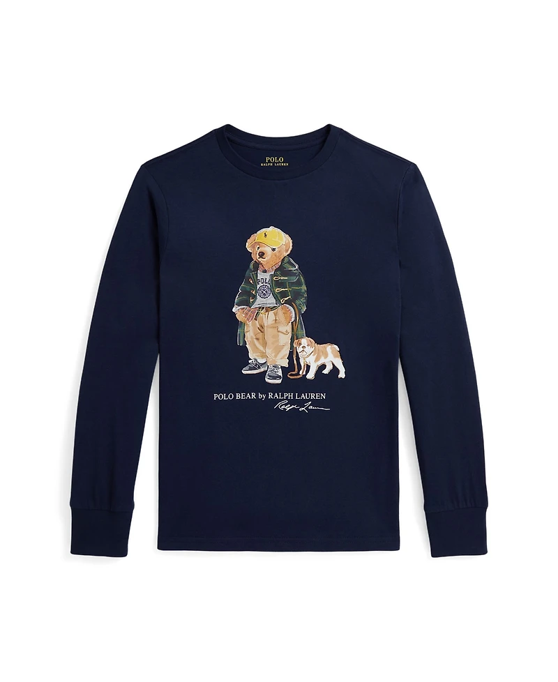 Polo Ralph Lauren Big Boys Bear Long Sleeve T-Shirt