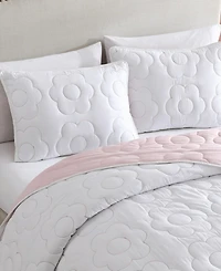 Betsey Johnson Rainbow Stitch Reversible -Pc. Quilt Set