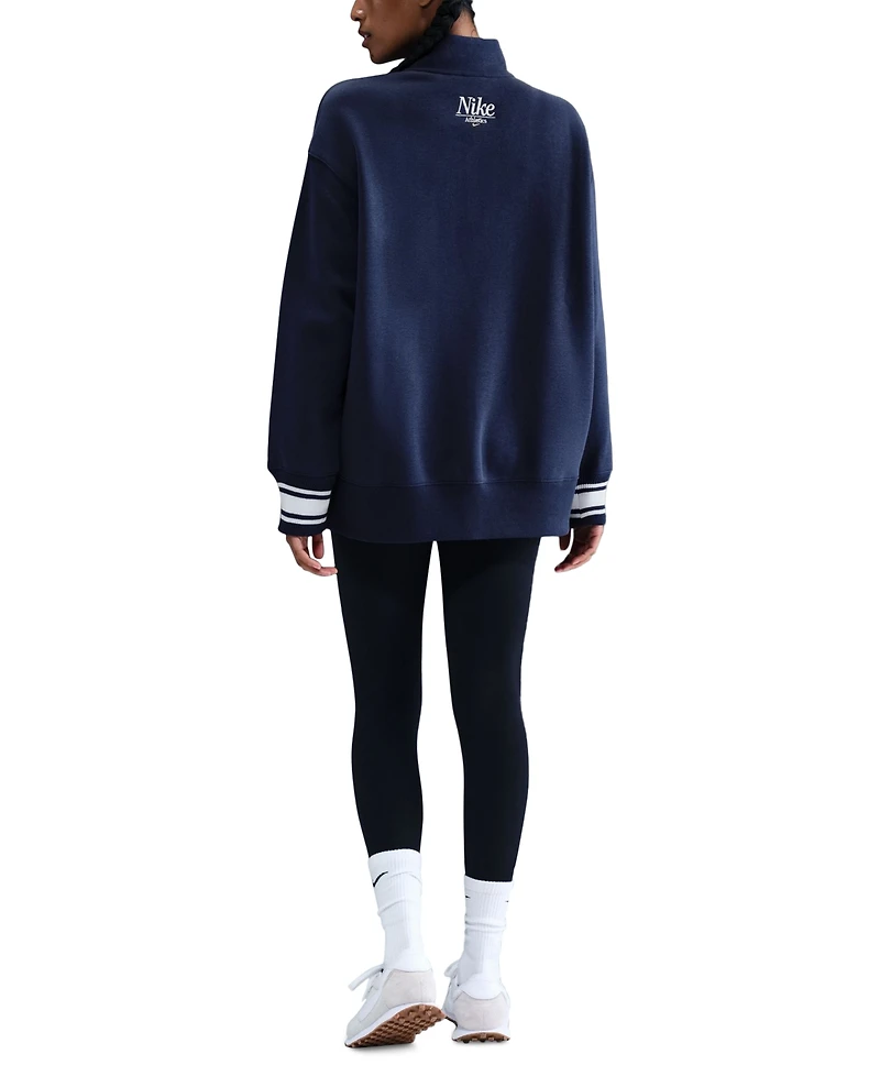 Nike Sportswear Women's Phoenix Fleece Oversized 1/4-Zip Long Sweatshirt