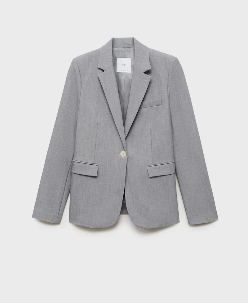 Mango Women's Fitted Suit Jacket