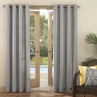 Sailor Indoor/Outdoor Uv Protectant Room Darkening Grommet Curtain Panel
