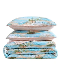 Closeout! Tommy Bahama Bon Voyage Cotton Reversible 3-Pc. Quilt Set, King