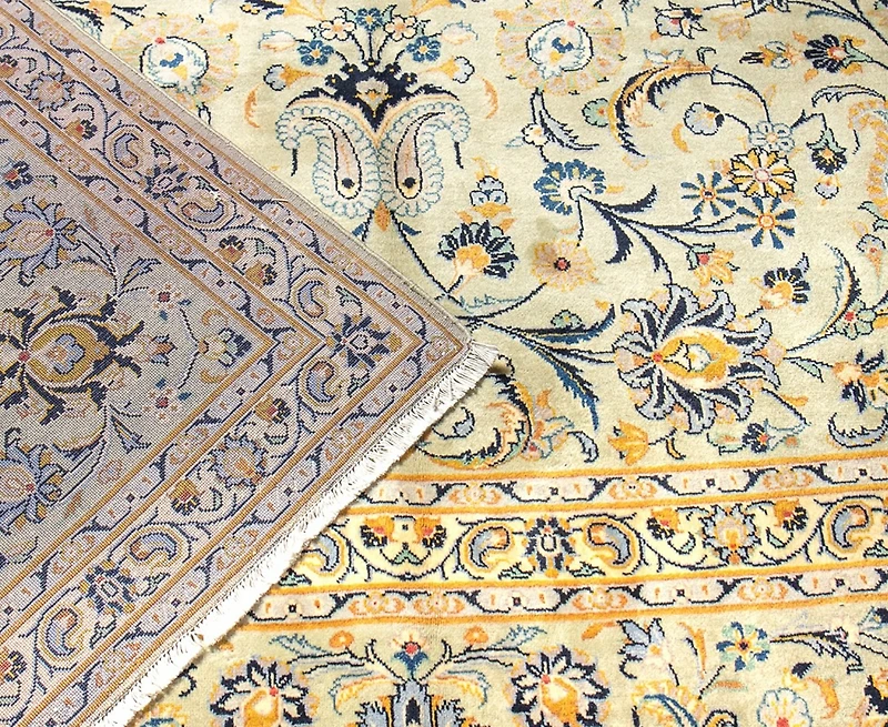 Bashian One of a Kind Kashan 625490 10'9''x14'2'' Area Rug