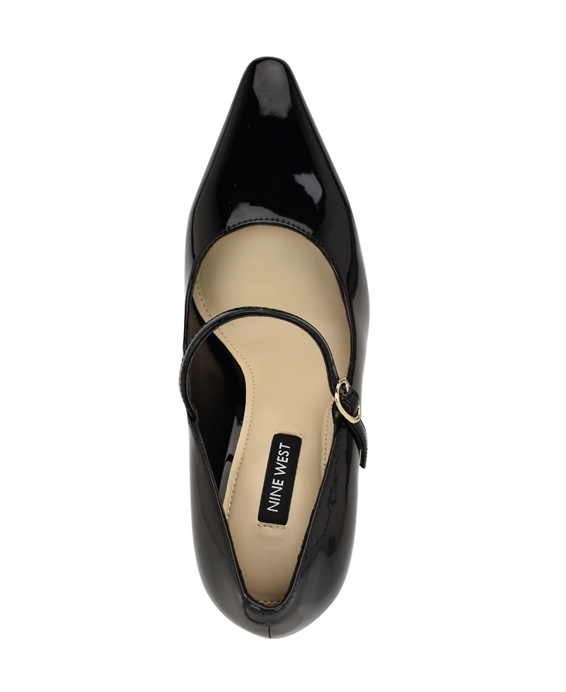 Nine West Women's Sista Mary Jane Pointy Toe Pumps