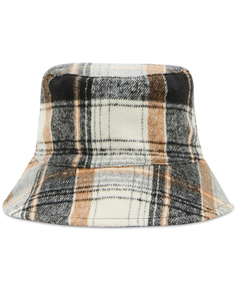 Steve Madden Small Tartan Plaid Bucket Hat