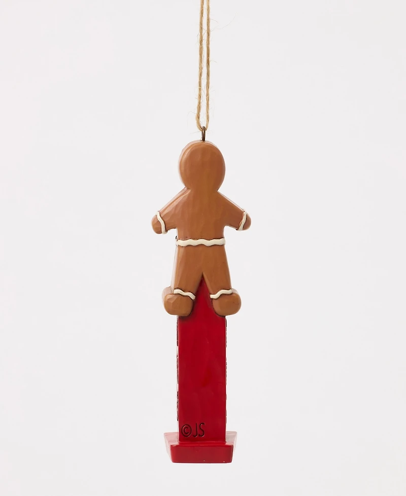 Jim Shore Gingerbread Man Pez Ornament