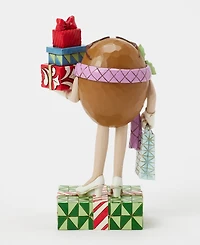 Jim Shore M and M'S Brown Character with Presents