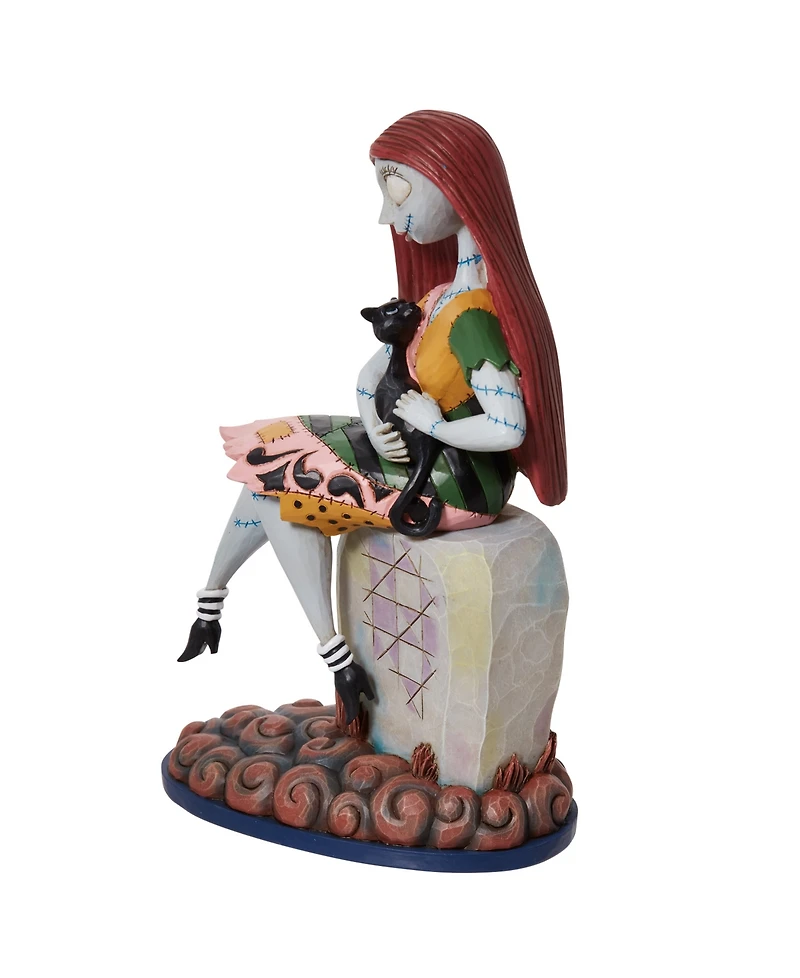 Jim Shore Disney Traditions Sally Cat On Gravestone