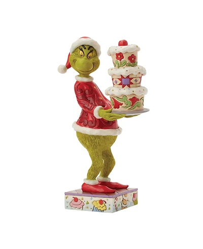 Jim Shore Grinch with Grinchy Cake