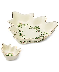 Lenox Holiday Tree Chip & Dip