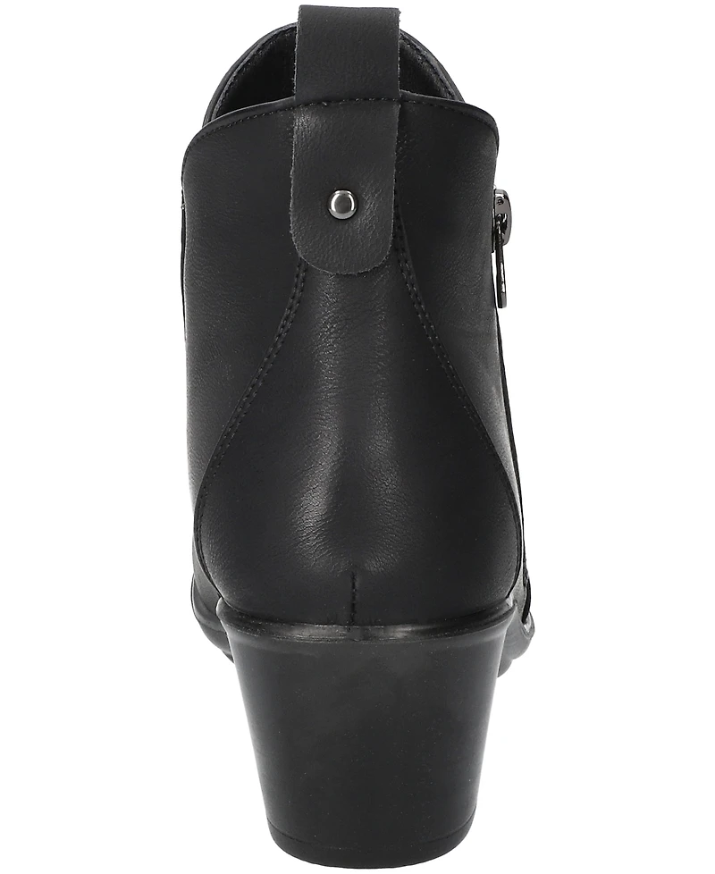 Easy Street Women's Jeanie Ankle Zipper Boots