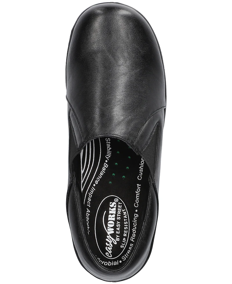 Easy Street Women's Domino Slip Resistant Clogs