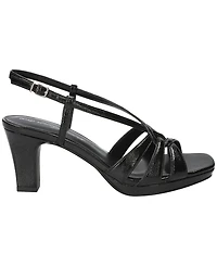 Easy Street Women's Valorie Square Toe Platform Sandals