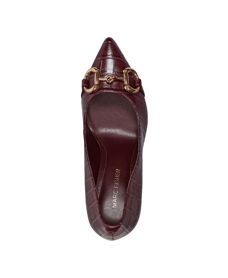 Marc Fisher Women's Gruff Bit High Block Heel Pumps