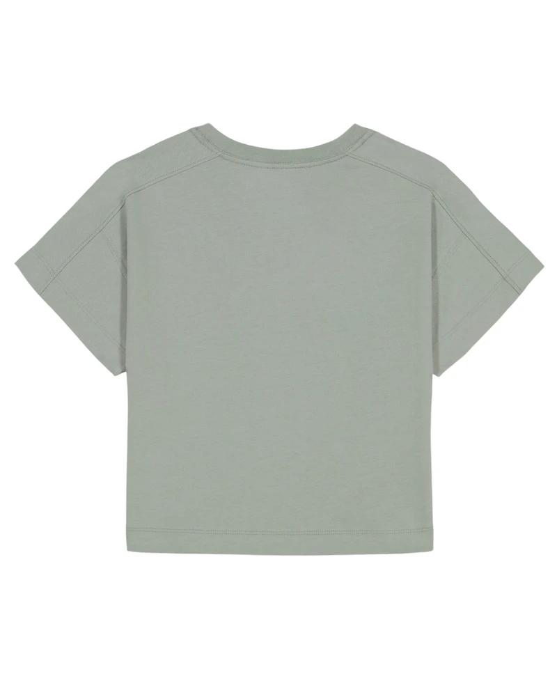 Calvin Klein Big Girls Applique Boxy Short Sleeve T-Shirt