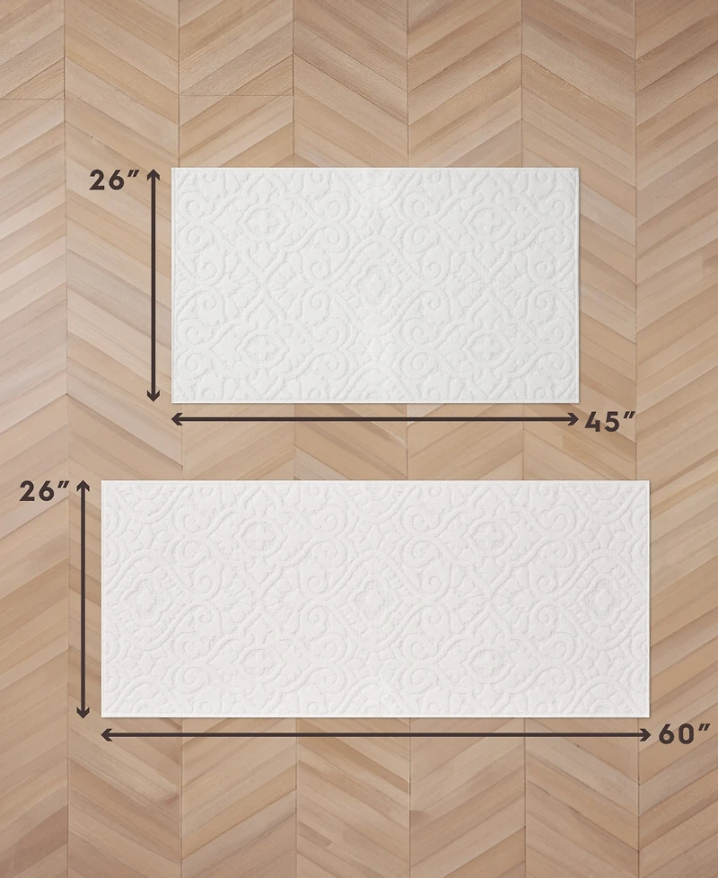 Laura Ashley Feya Tufted 2-Pc. Runner Rug Set