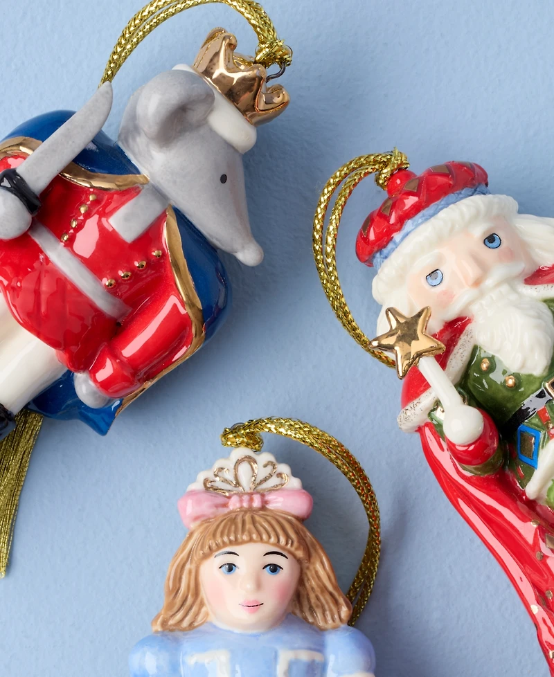 Lenox Nutcracker Ballet Ornament, Set of 3