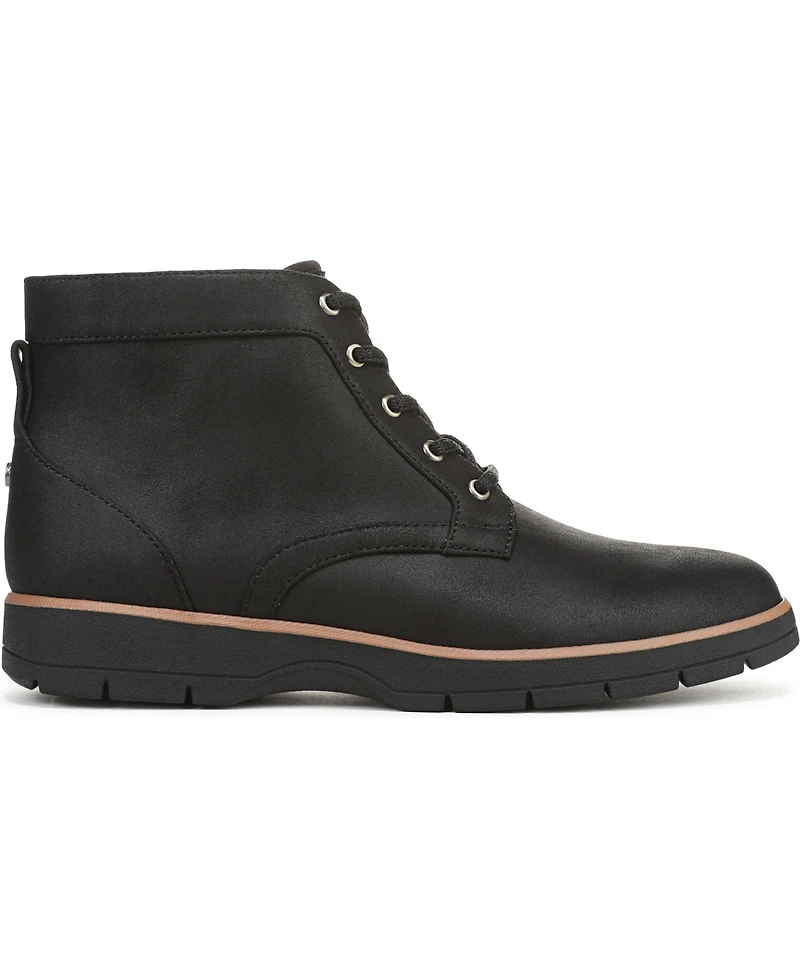 Dr. Scholl's Women's Northstar Round Toe Lace Up Short Boots