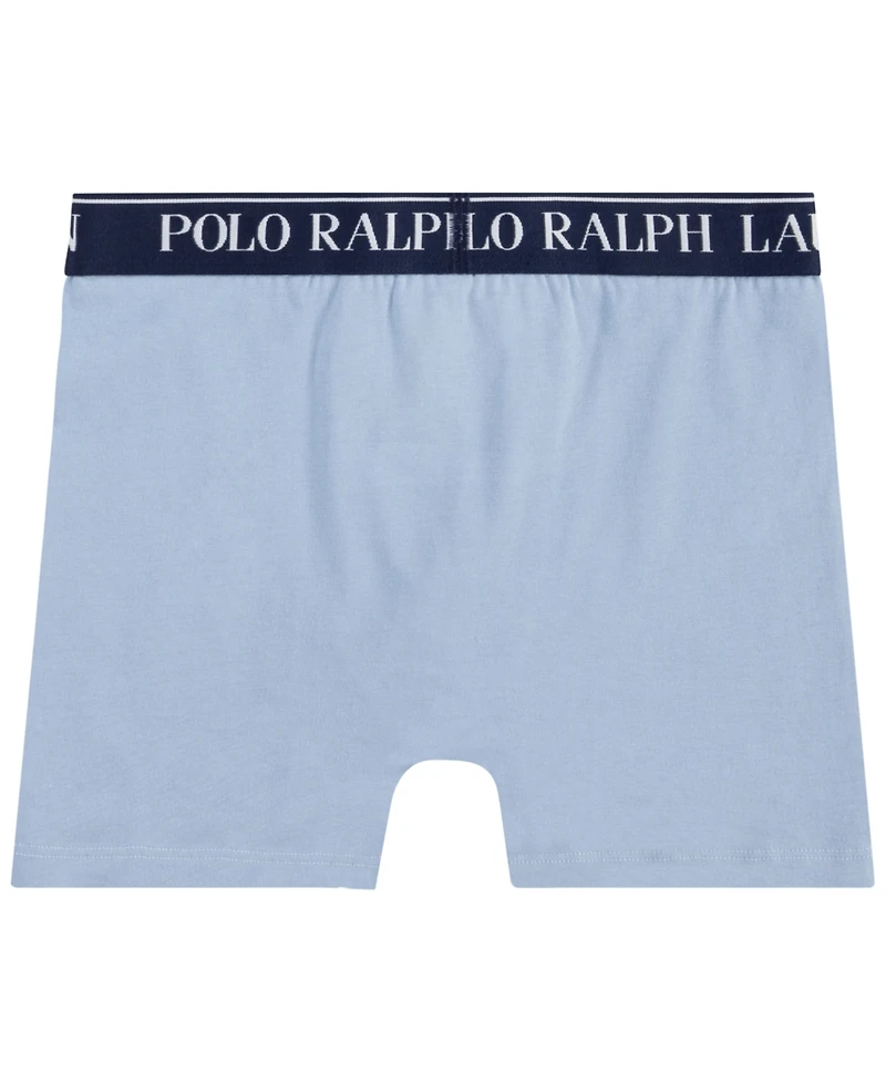 Polo Ralph Lauren Big Boys Cotton Stretch Boxer Briefs 3-Pack
