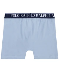 Polo Ralph Lauren Big Boys Cotton Stretch Boxer Briefs 3-Pack