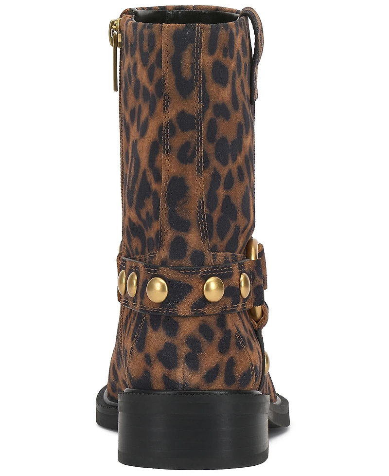 Vince Camuto Women's Amais Full Zip Closure Moto Booties