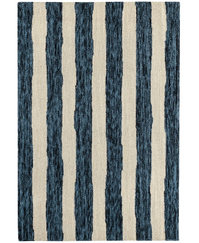 Dash and Albert Rugs by Annie Selke Silas Stripe DA2221 3'x5' Area Rug
