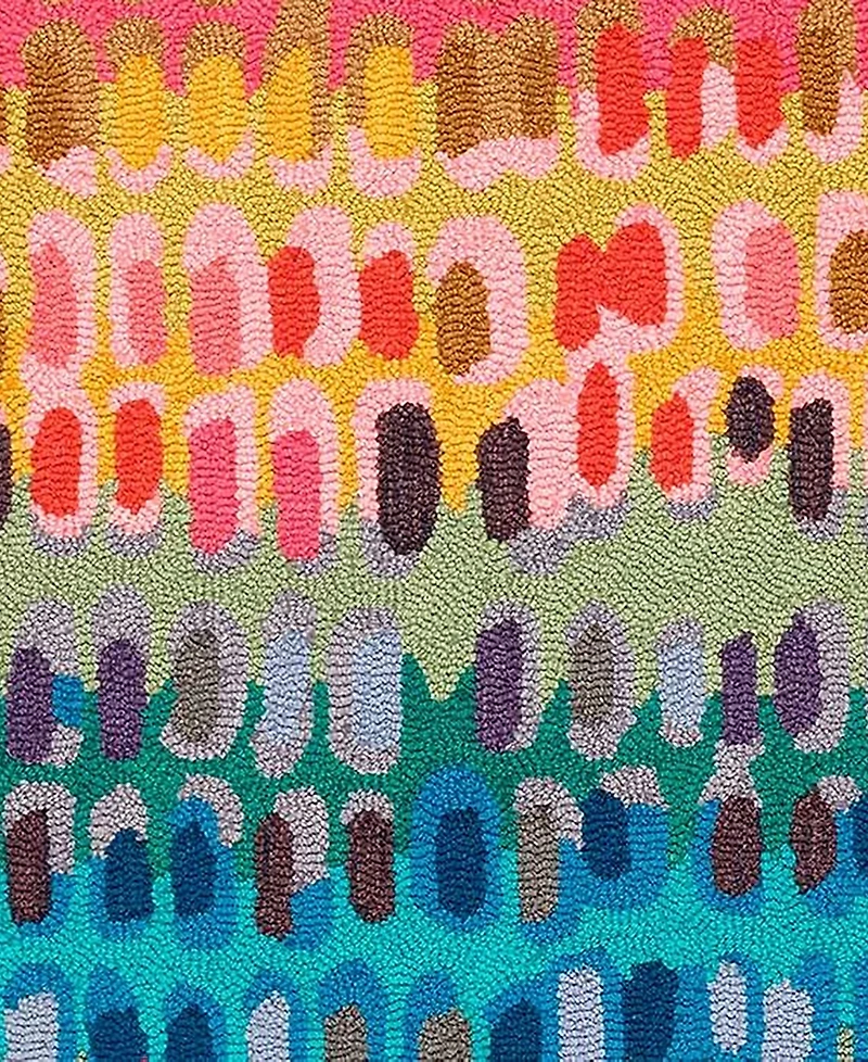 Dash and Albert Rugs by Annie Selke Paint Chip Machine Washable DA2048 2'6"x8' Runner Area Rug