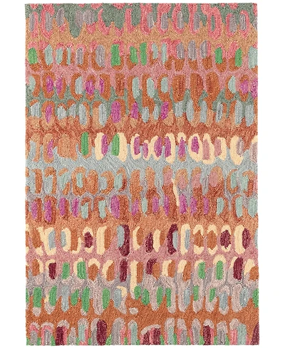 Dash and Albert Rugs by Annie Selke Paint Chip Wool DA1834 3'x5' Area Rug