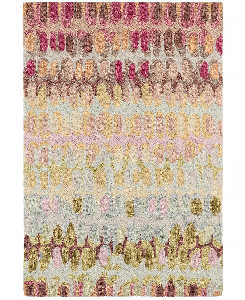 Dash and Albert Rugs by Annie Selke Paint Chip Wool DA1002 6'x9' Area Rug