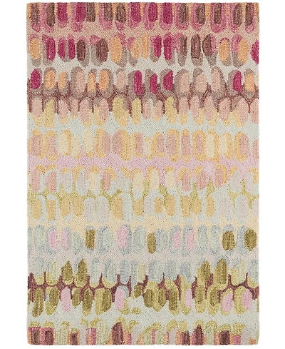 Dash and Albert Rugs by Annie Selke Paint Chip Wool DA1002 6'x9' Area Rug