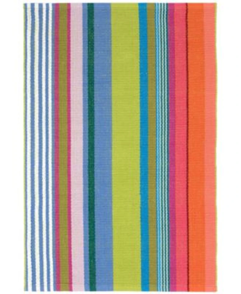 Dash Albert Rugs By Annie Selke Mellie Stripe Cotton Rda437 Rug Collection