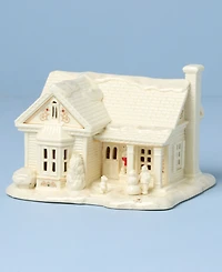 New For 2025! Lenox Mistletoe Park Lit House & Mini Figurines