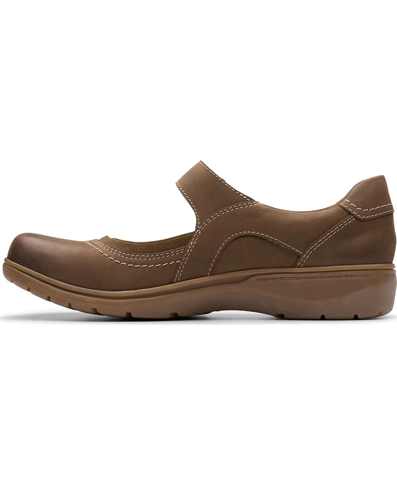 Clarks Women's Carleigh Madi Round Toe Mary Jane Flats