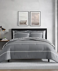 Eddie Bauer Chevron And Stripes Microfiber Reversible 5-Pc. Comforter Set, Twin