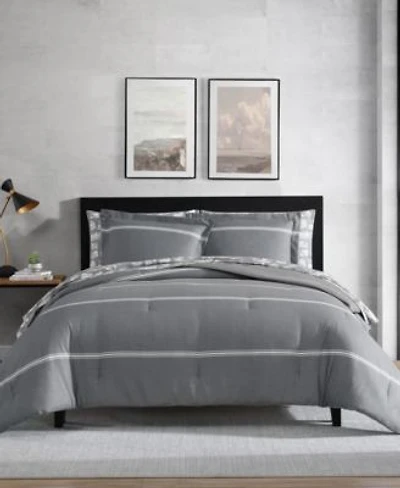 Eddie Bauer Chevron Stripes Microfiber Reversible Comforter Sets