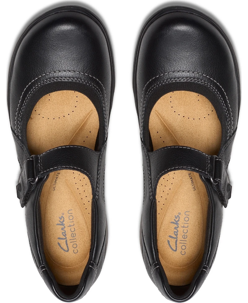 Clarks Women's Carleigh Madi Round Toe Mary Jane Flats