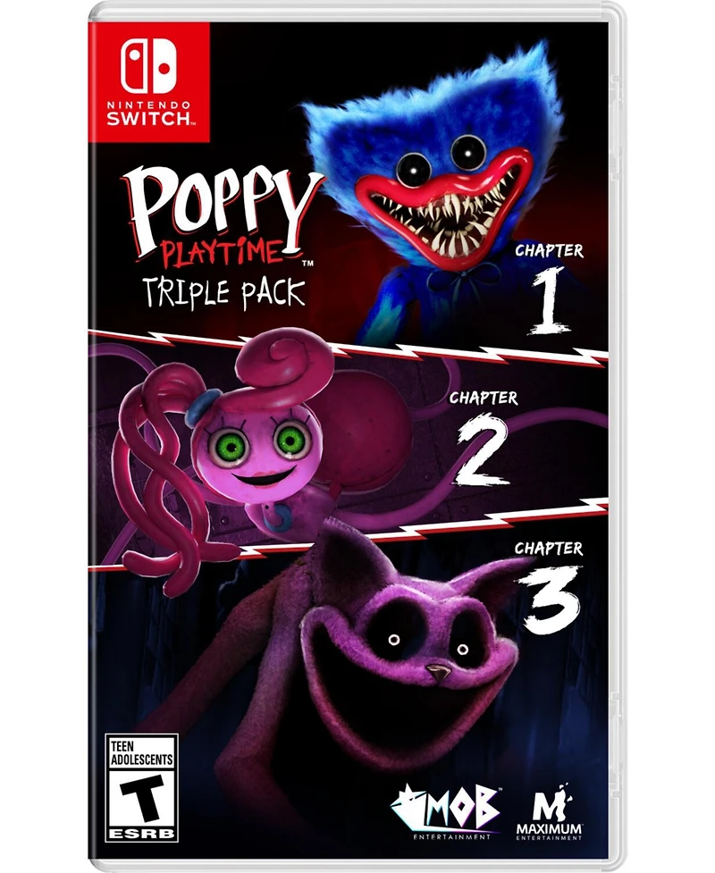 Maximum Gaming Poppy Playtime Triple Pack for Nintendo Switch