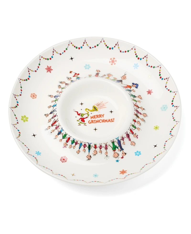 Lenox Merry Grinchmas Chip & Dip