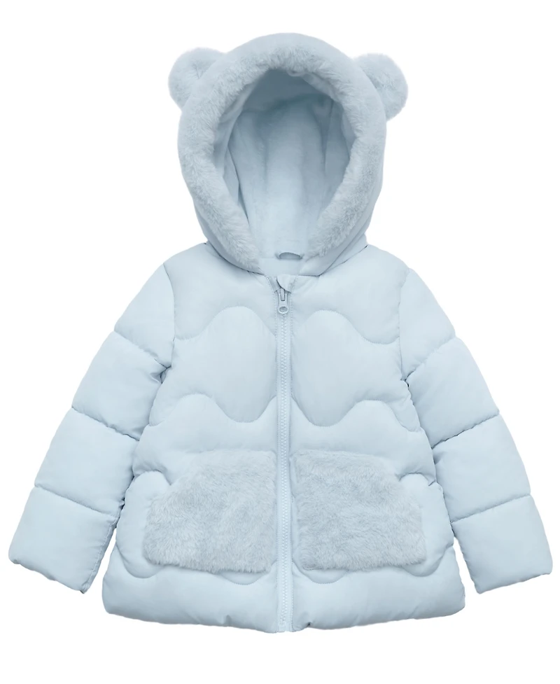 Rokka&Rolla Baby Girls Soft Lined Puffer Jacket 6-24M