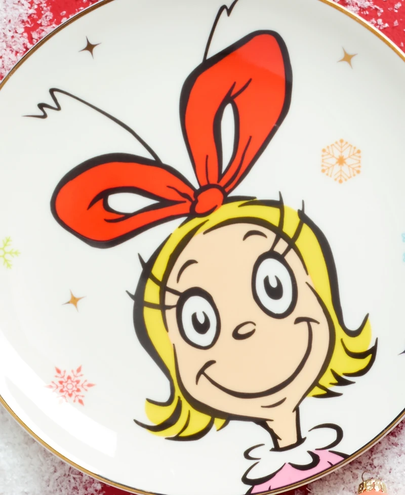 Lenox Merry Grinchmas Accent Plates, Set of 4
