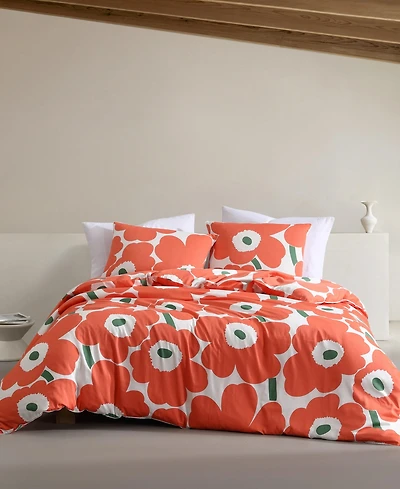 Marimekko Unikko Cotton 3-Pc. Duvet Cover Set