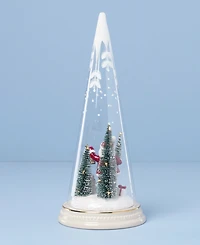 Lenox Merry & Magical Light-Up Santa with Lantern Figurine