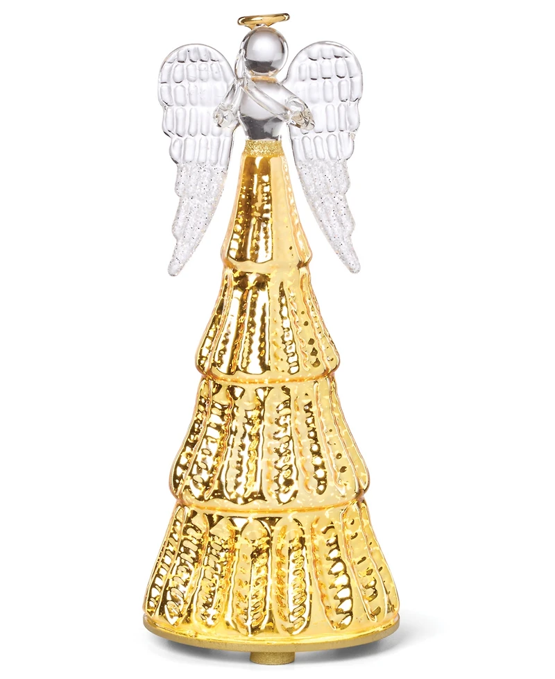 Lenox Radiant Light Lit Glass Angel Figurine