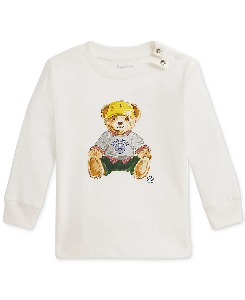 Polo Ralph Lauren Baby Boys Bear Jersey Tee