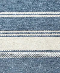Dash and Albert Rugs by Annie Selke Bowman Stripe Machine Washable DA2337 3'x5' Area Rug