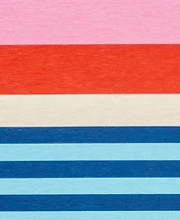Dash and Albert Rugs by Annie Selke Beach Stripe Machine Washable DA2163 5'x8' Area Rug