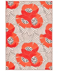 Dash and Albert Rugs by Annie Selke Japanese Poppy Machine Washable DA2177 2'x3' Area Rug